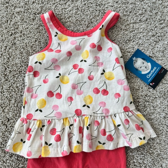 2-Piece Baby Girls Cherry Print Tunic tank top & Legging Set size 18 months - Picture 8 of 8